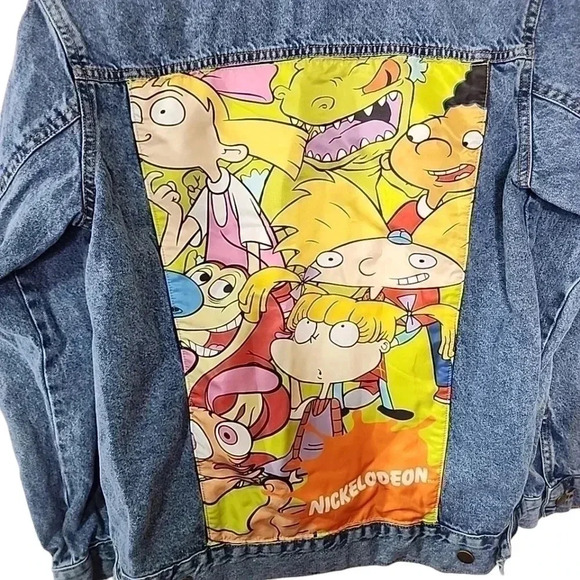 NICKELODEON Rugrats Denim Oversized jacket. Size small - Picture 7 of 9